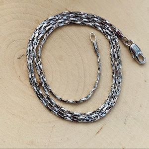 Men’s Stainless steal silver chain necklace